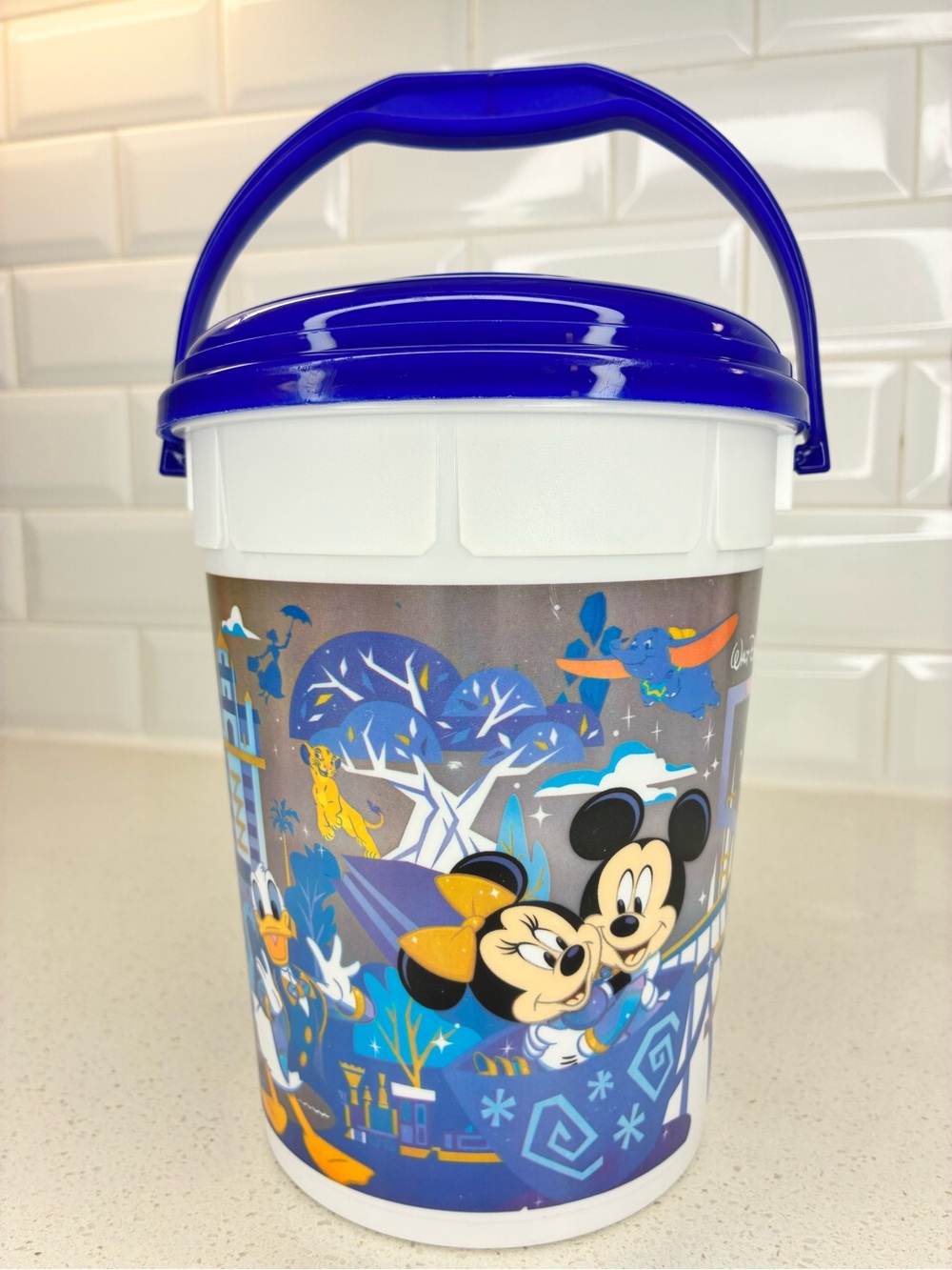 Disney Parks Walt Disney World 50th Anniversary Popcorn Bucket Used